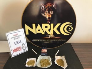 Uyuşturucu madde ile yakalanan şüpheli gözaltına alındı