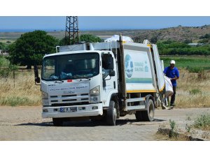 Gökçeada'nın köylerinde çöplerin toplanmadığı iddiası