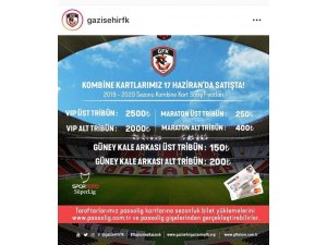 Gazişehir Gaziantep’te kombine fiyatları belli oldu