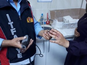 Parmağına yüzük sıkışan vatandaşın imdadına itfaiye ekipleri koştu