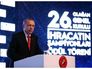 Cumhurbaşkanı Erdoğan: “İhracatçılarımız döviz alırken binde 1’lik kambiyo vergisi ödemeyecek”