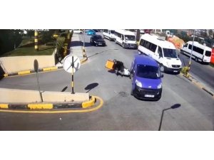Maslak’ta feci kaza kamerada