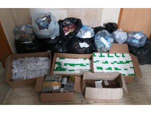 Sınır hattında 13 bin 502 adet tıbbi ilaç ele geçirildi