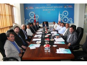 Van Ekonomi Konseyi bileşenlerinden aylık olağan toplantı