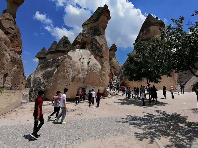 Hüyüklü gençler Kapadokya'yı gezdi