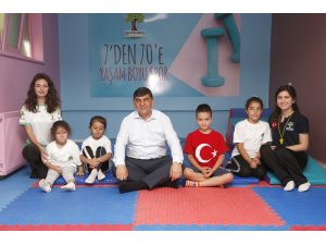 Yaz döneminde spor merkezine büyük ilgi