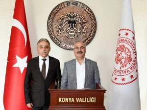 Aydın Valisi Köşger, Vali Toprak’ı ziyaret etti.