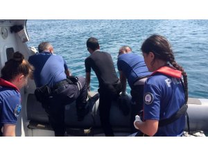 Vapurdan atlayan ve iki aydır ulaşılamayan üniversiteli gencin cesedinin bulunma anı kamerada