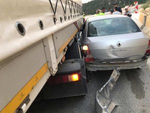 Mut’ta trafik kazası; 1 yaralı