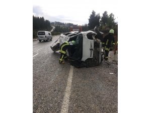 Denizli’de trafik kazası: 6 yaralı