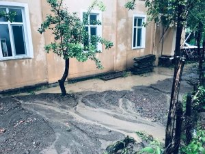 Ordu’nun ilçelerinde sağanak etkili oldu