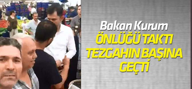 Bakan Kurum vatandaşla bir araya geldi