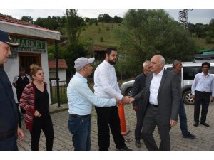 Kızılcahamam'da sağanak