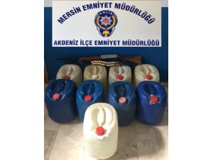 Akdeniz’de 270 litre kaçak alkol ele geçirildi