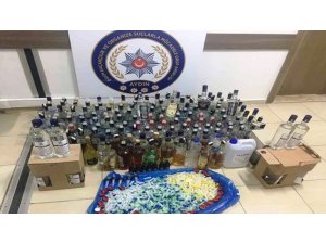 Aydın’da otele kaçak içki operasyonu; 5 gözaltı