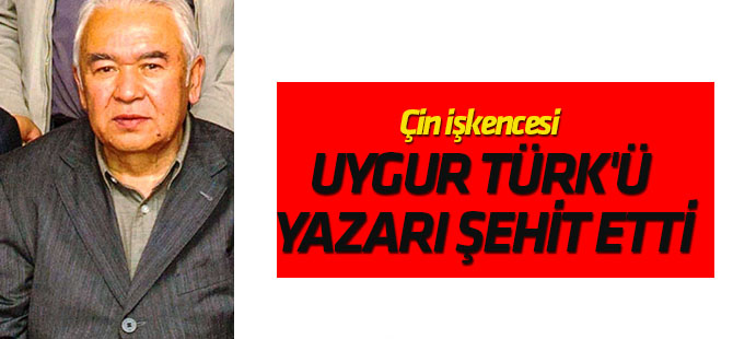 Çin işkencesi Uygur Türk'ü yazarı şehit etti