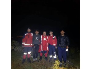 Yağış sonrası kaybolan çobanlara ekipler ulaştı