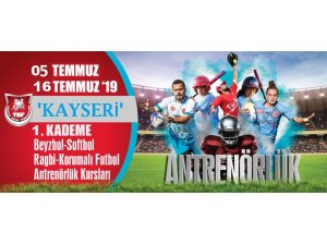 1.Kademe Antrenörlük Kursu açılıyor