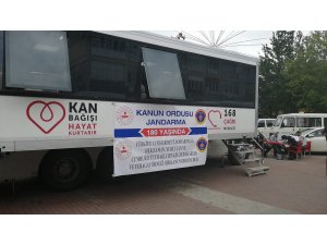Beyşehir'de jandarmadan kan bağışı kampanyası