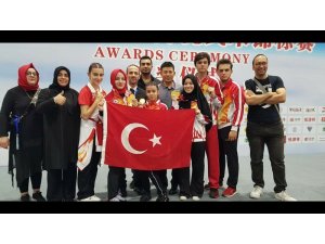 Çin’deki Kung Fu Şampiyonasında Türk başarısı