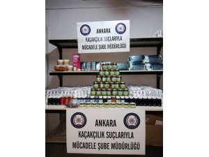 Ankara polisinden kaçakçılık operasyonu