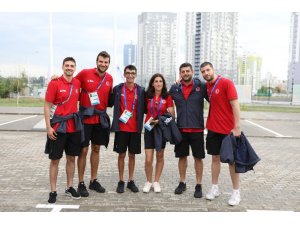 Avrupa Oyunların’da Takım Bayrak Töreni düzenlendi