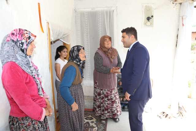 Kaymakam Bozkurtoğlu'ndan ev ziyaretleri