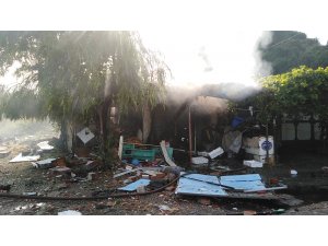 Zonguldak'ta barakada tüp patladı: 1 yaralı