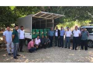 Elbeyli ilçesinde Silajlık Mısır Tohumu Dağıtımı