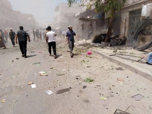 El-Bab’da patlama: 5 yaralı