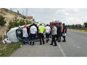 Uşak’ta trafik kazası: 1 ölü, 3 yaralı