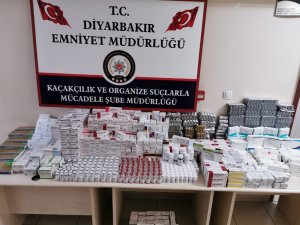 Diyarbakır’da piyasa değeri 3 milyon lira olan ilaç ele geçirildi