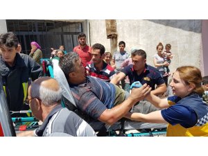 Ağaçtan düşen adam yaralandı