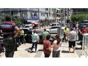 Genç çift düğüne giderken kaza yapıp hastanelik oldu