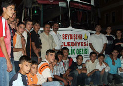 Seydişehirli gençler kampta