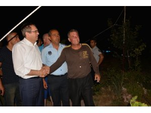 Ayvalık’ta yangın ahşap çay ocağını küle döndürdü