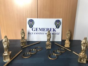 Sahte tarihi eserlerle yakalandılar