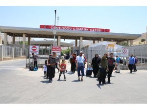 Suriyelilerin bayram dönüşleri devam ediyor