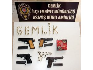 Gemlik’te silah operasyonu
