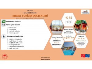 TKDK’dan kırsal turizm yatırımlarına yüzde 55 hibe
