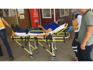 Makineye kolunu kaptırdı