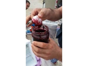 Reçel kavanozundan uyuşturucu çıktı