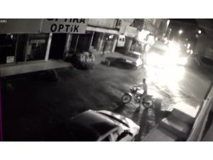 Kendi motosikleti gibi binip çaldı