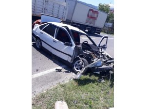 Devrek’te trafik kazası: 2 yaralı