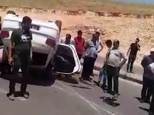 Otomobil takla attı: 3 yaralı