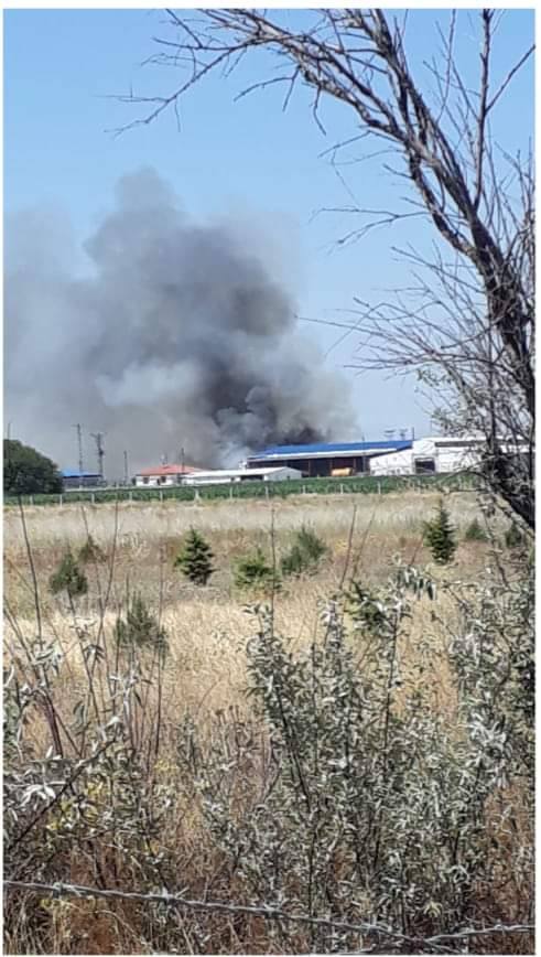 Karapınar'da yangın!