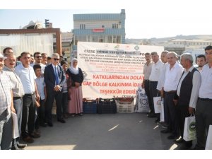 Cizre’de çiftçilere 10 bin adet hindi palazı ve 60 ton yem dağıtıldı