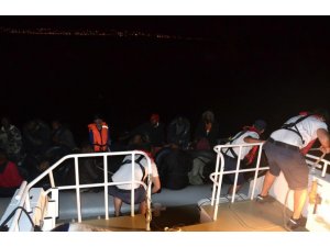 Kuşadası’nda 18’i çocuk 38 kaçak göçmen yakalandı