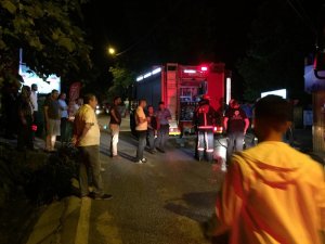 Uludağ yolunda korkutan yangın