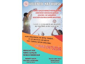 Türkeli’de yaz voleybol kursu başlıyor